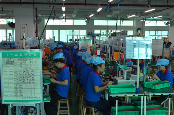 恒驅(qū)無刷電機產(chǎn)線